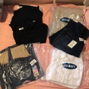 9 pairs of maternity pants
